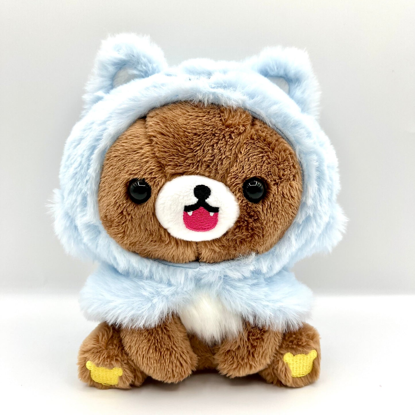 Chairoikoguma Blue Wolf Custume Plush