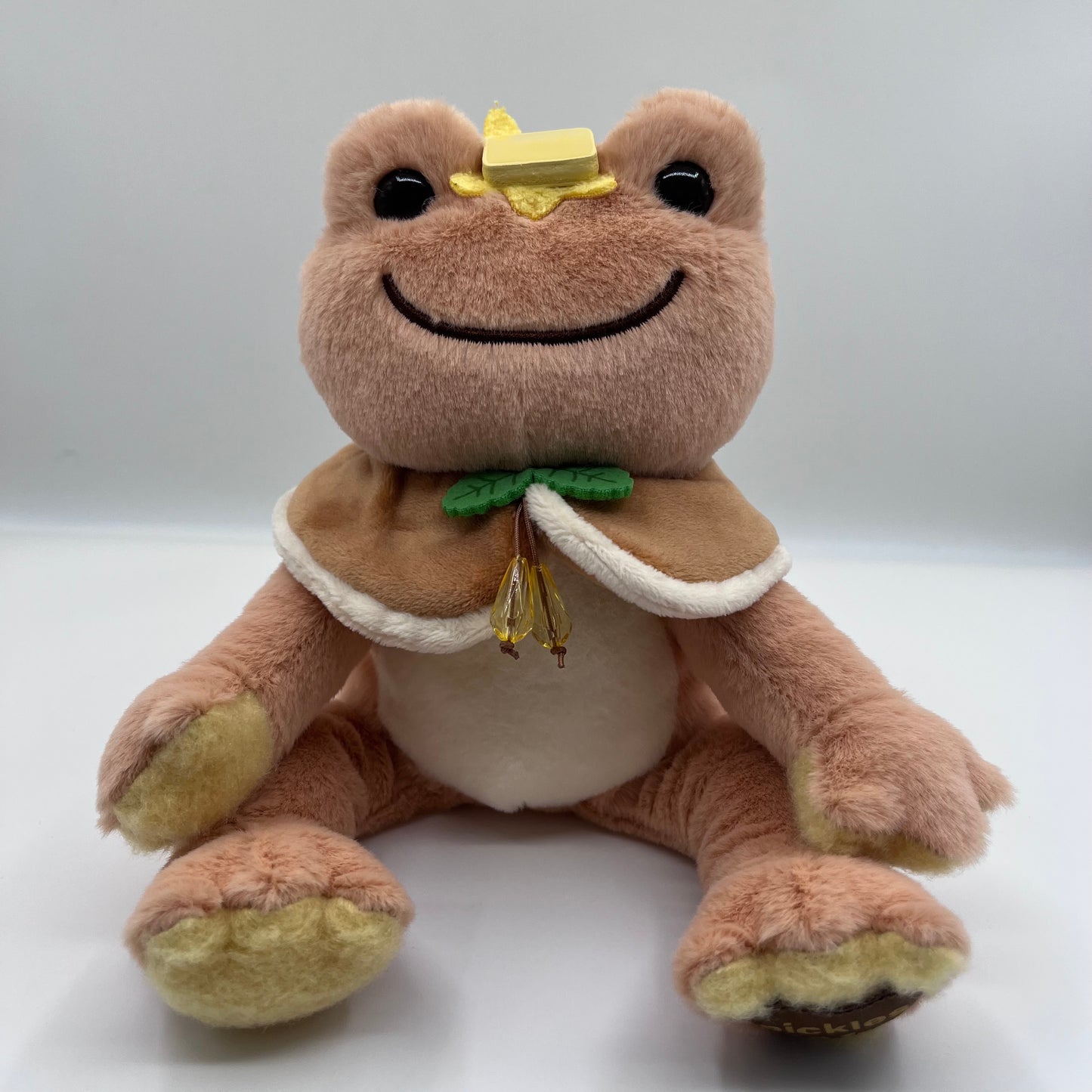 Pickles The Frog Always Coffee Pancake Plush