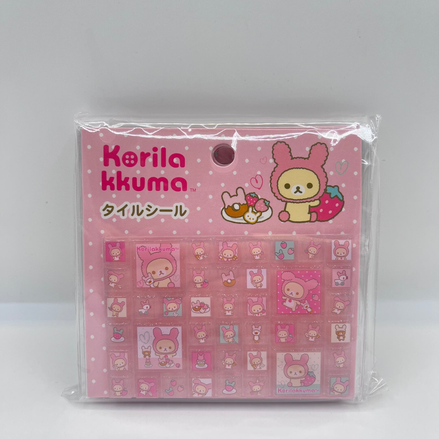 Korilakkuma Ippai Series Tile Sticker Rabbit