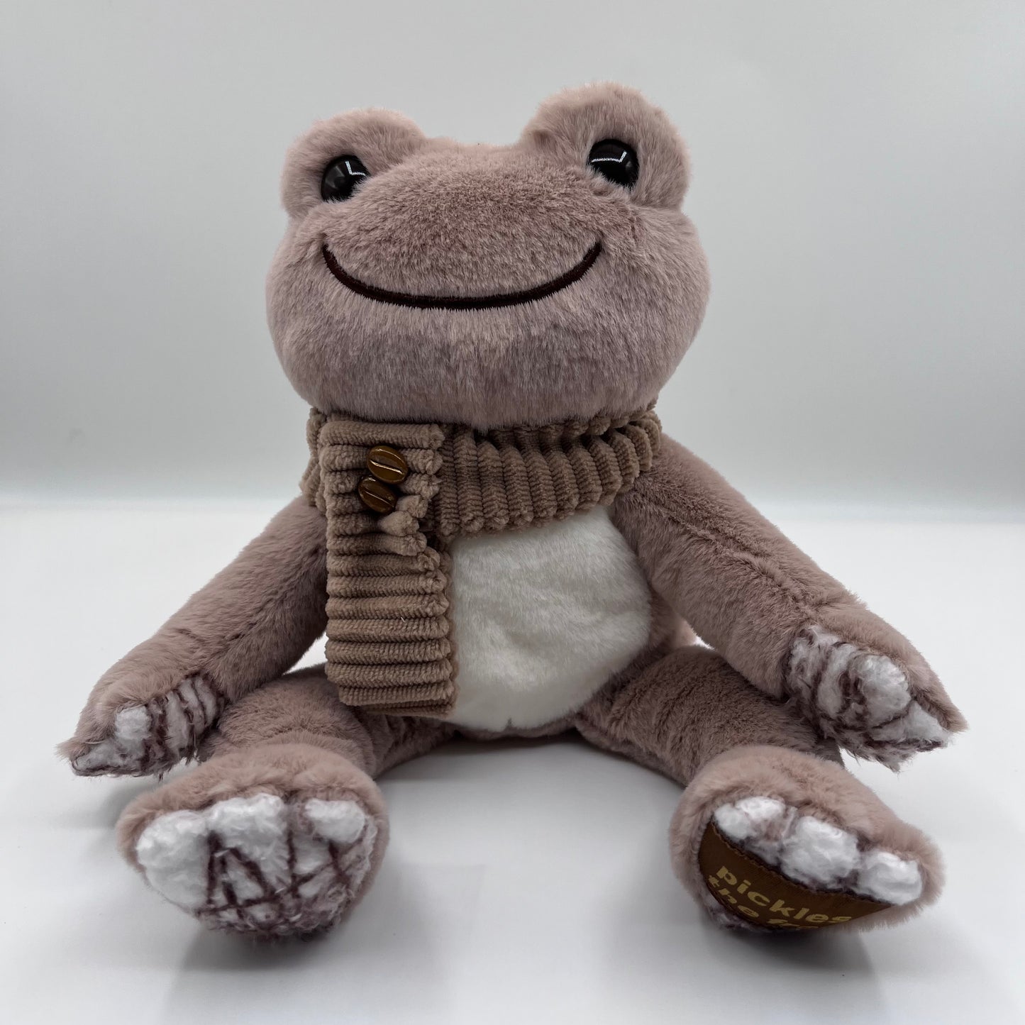 Pickles The Frog Always Coffee Mocha Plush