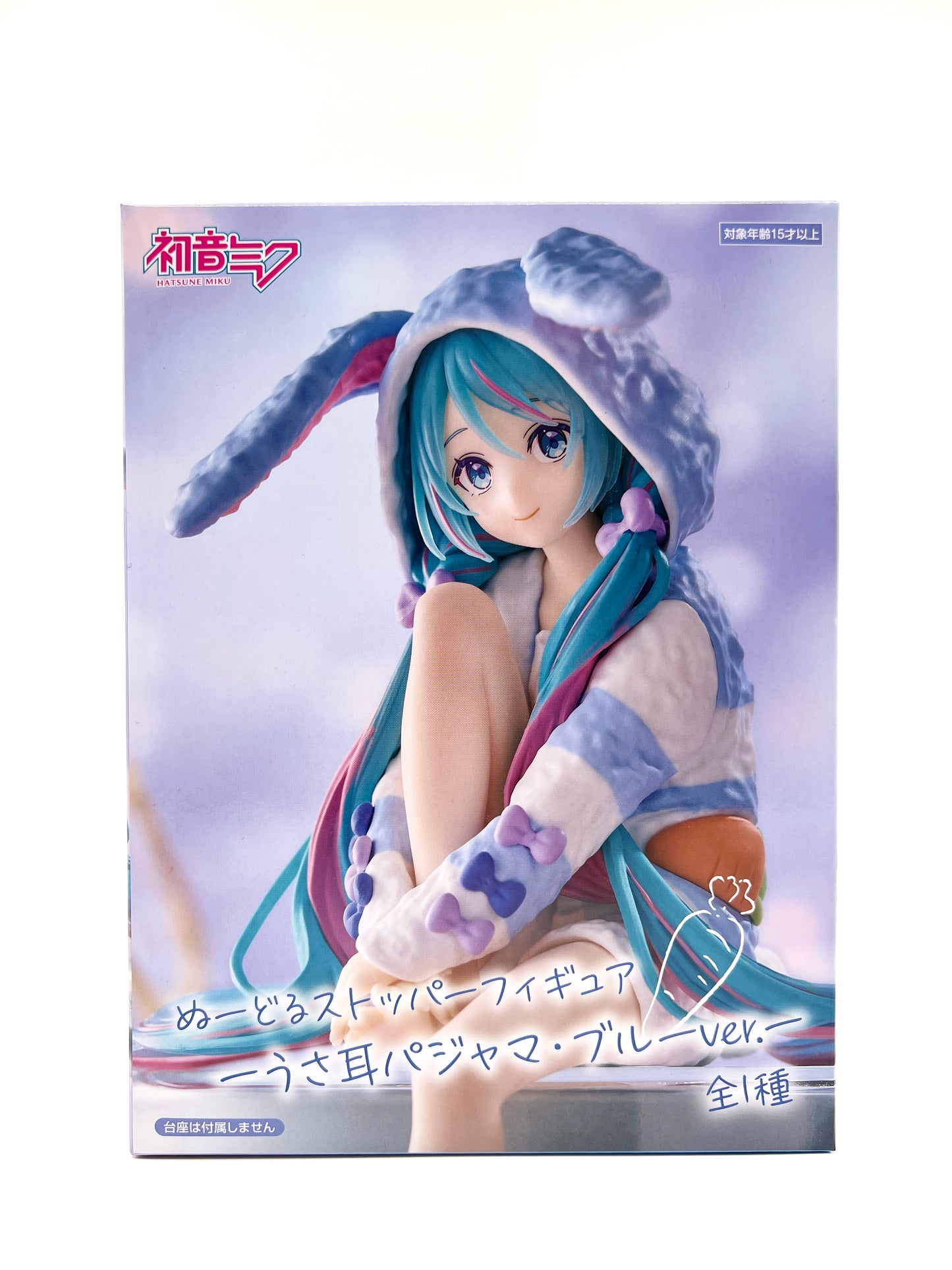 Hatsune Miku Bunny Ears Pajama Blue Ver. Figurine