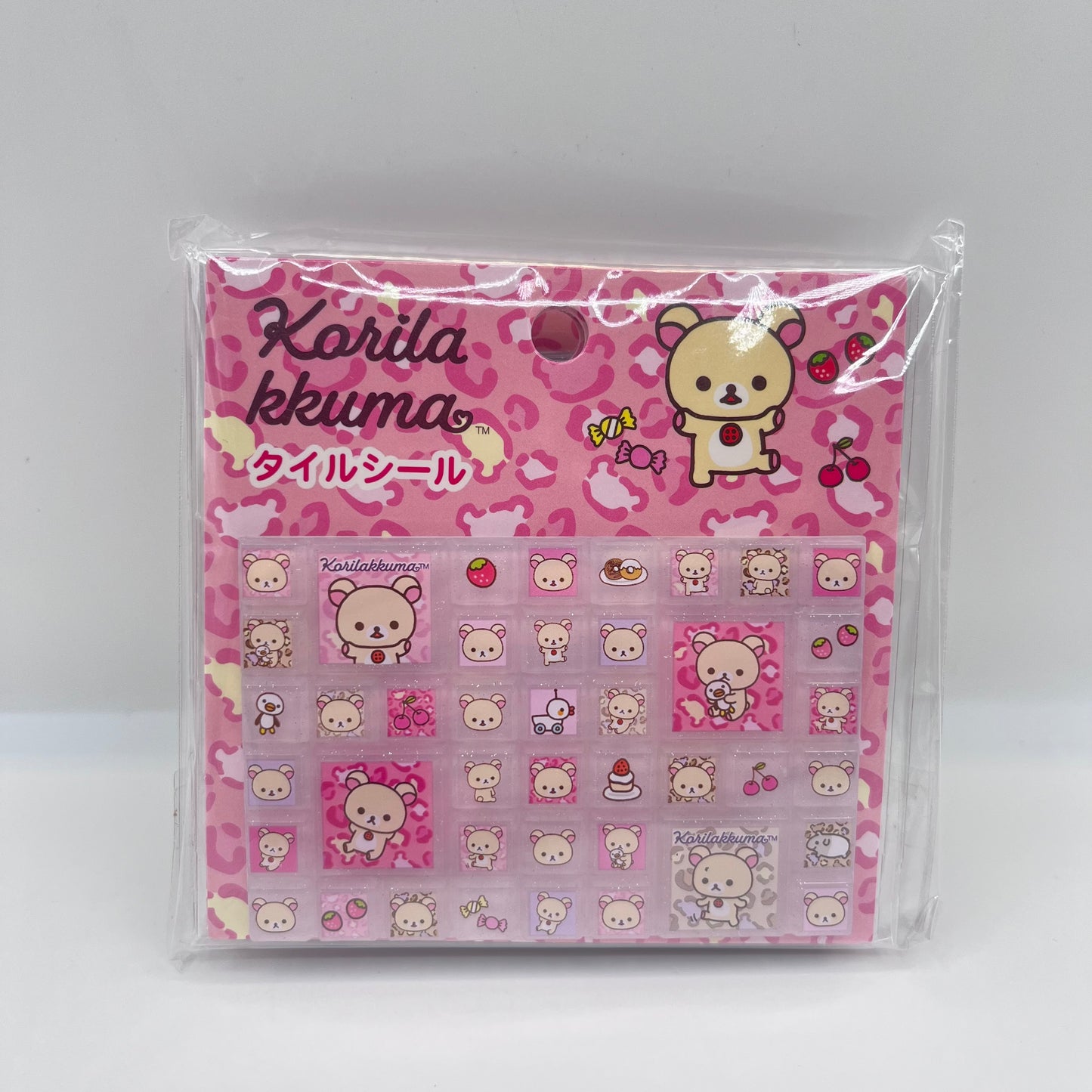 Korilakkuma Ippai Series Tile Sticker Leopard