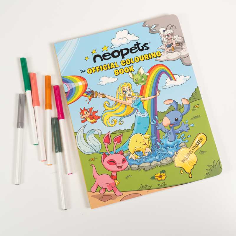 Neopets: The Official Colouring Book by Neopets