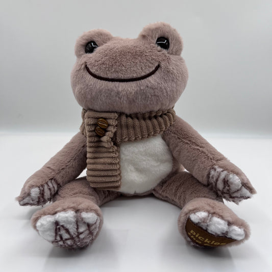 Pickles The Frog Always Coffee Mocha Plush