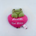 Pickles The Frog Smile Heart Plush Reel