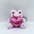 Pickles The Frog Smile Heart Bean Pink Mascot