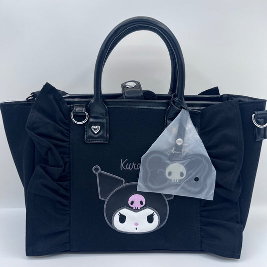 Kuromi 2 Way Handbag With Charm