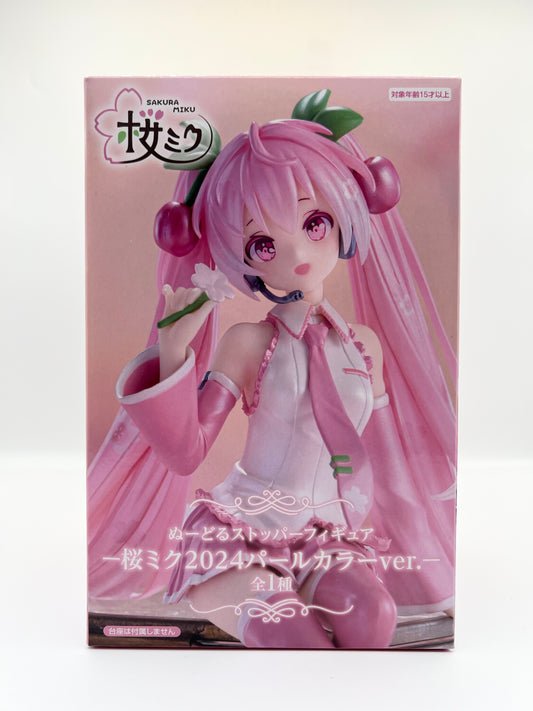 Sakura Miku 2024 Figurine Pearl Color Version