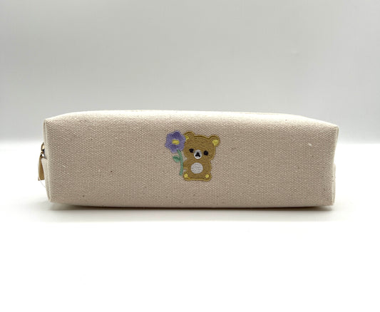 Basic RIlakkuma Flower Pen Pouch