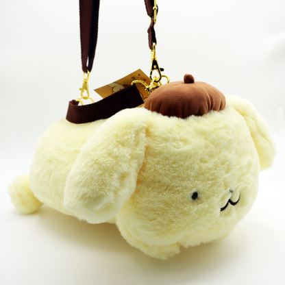 Pompompurin Oshiri Puri Puri Purin 2 Way Plush Bag