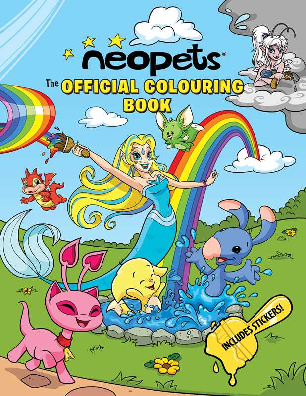 Neopets: The Official Colouring Book by Neopets