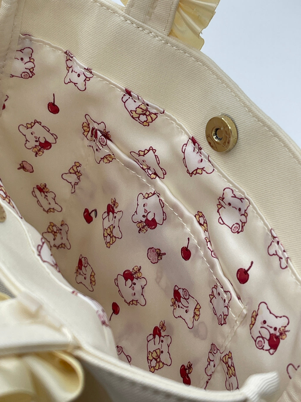 Maison De Fleur Hanamaru Obake 2-Way Frilly Handle Tote
